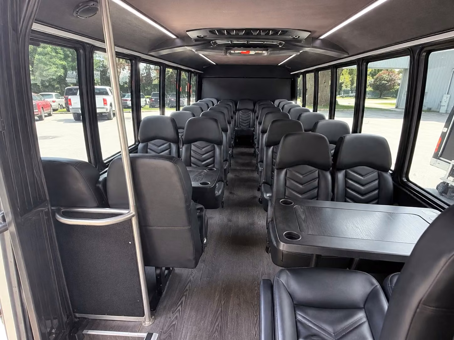 15 passenger minibus interior