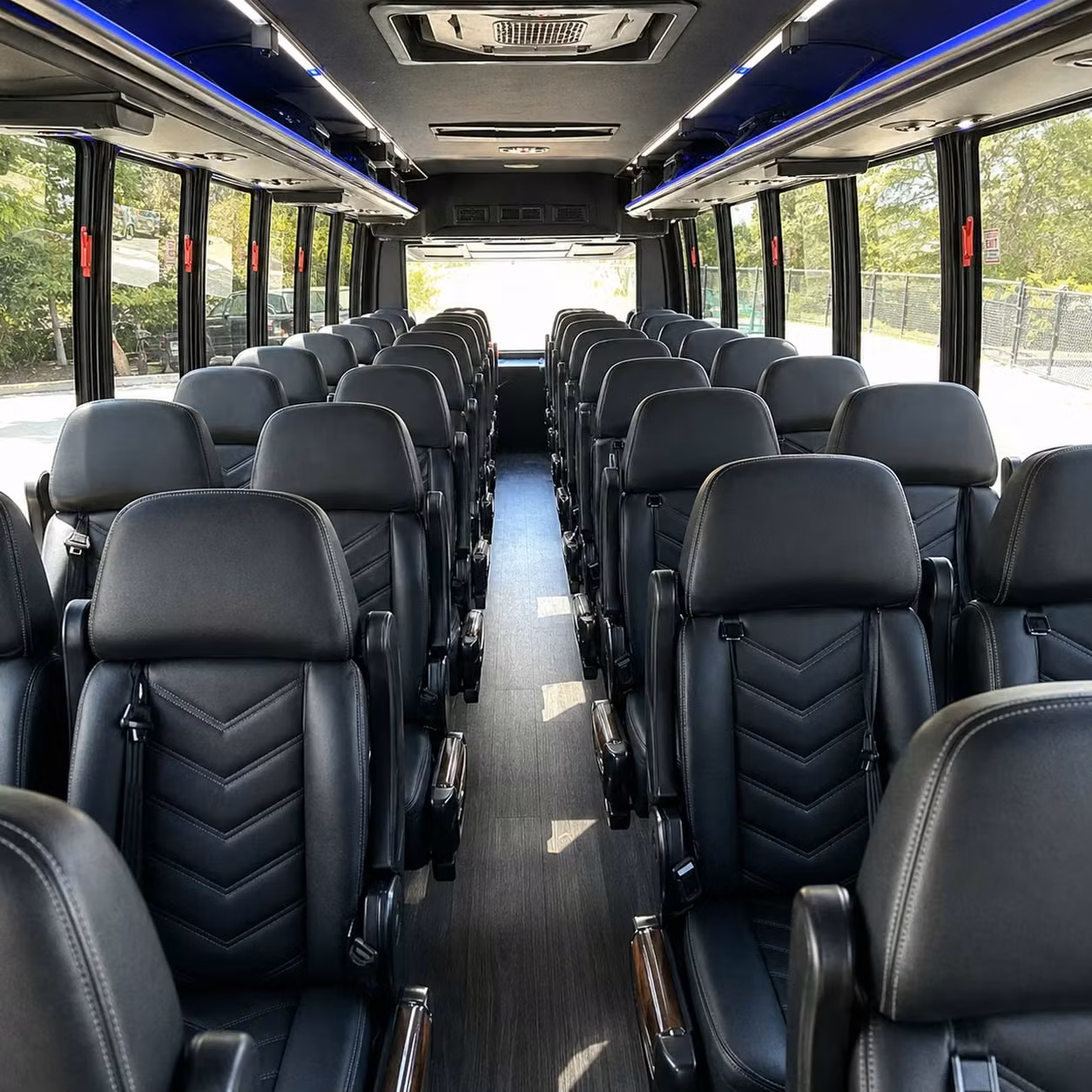 25 passenger minibus interior