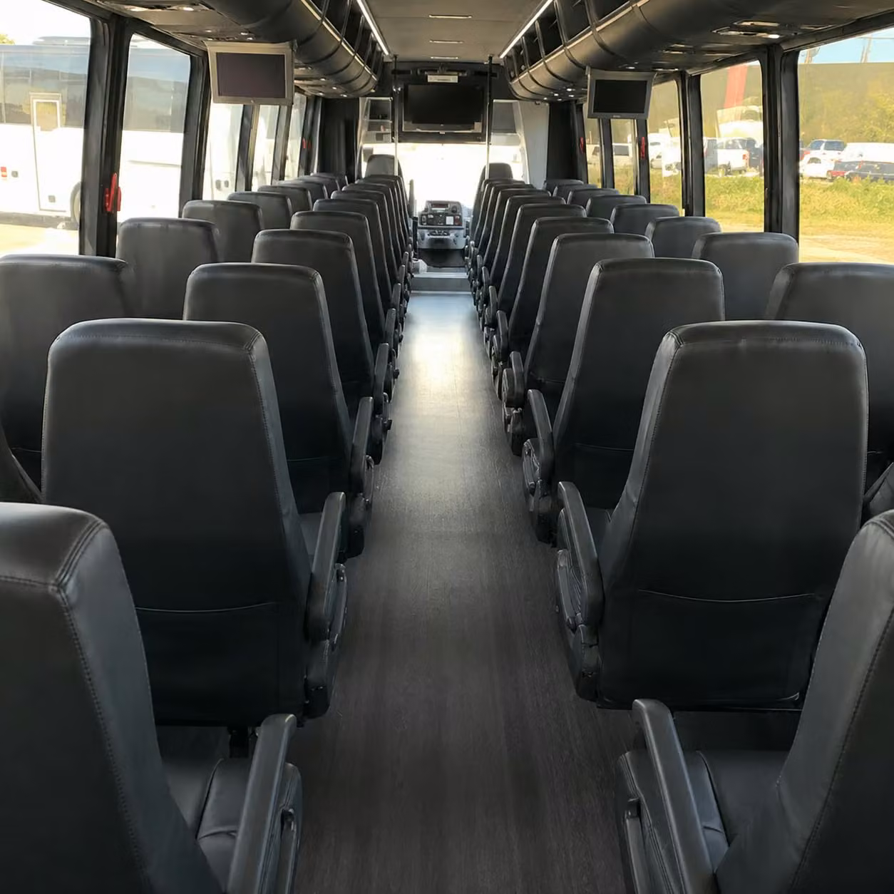 28 passenger minibus interior