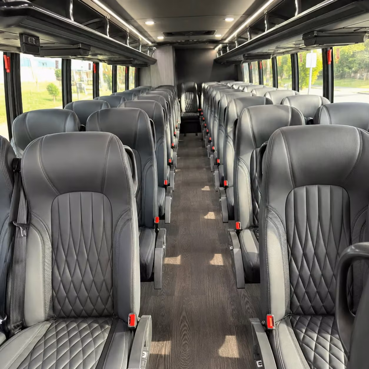 30 passenger minibus inside