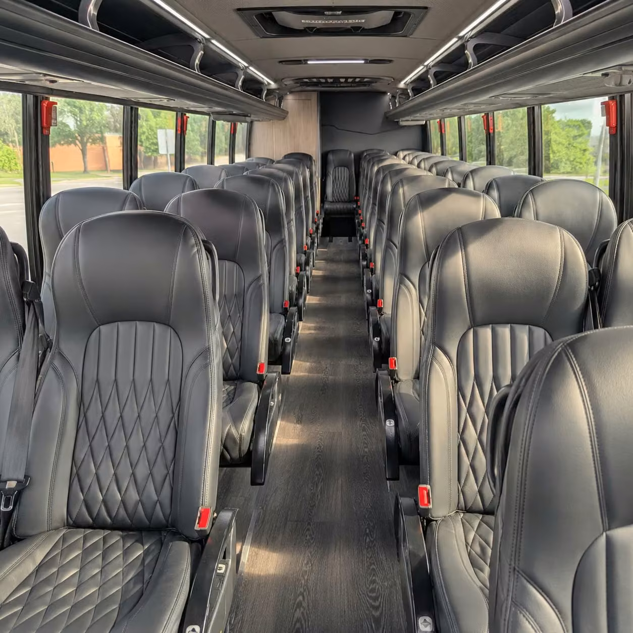 30 passenger minibus interior